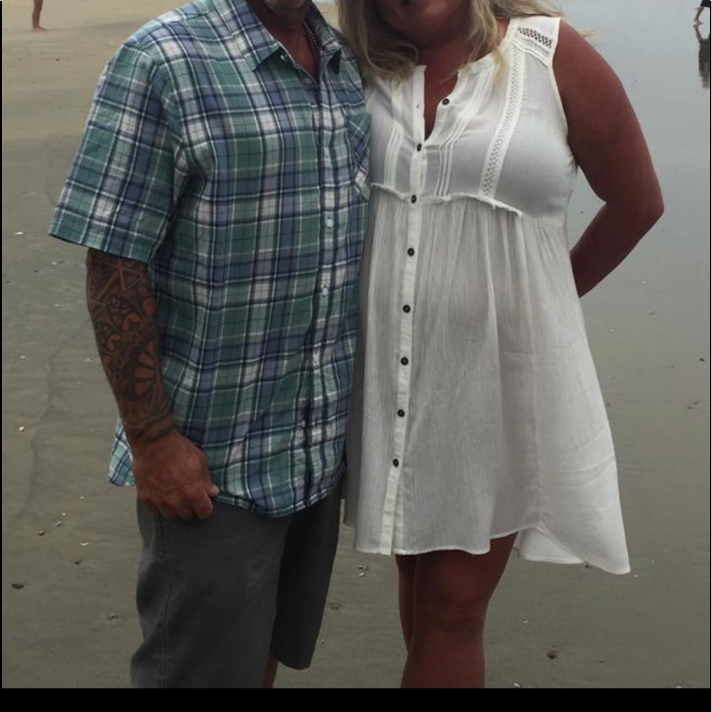 Flowy White Summer Dress- XXL Dress